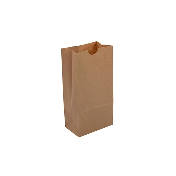 1000 Bags - 4 lbs. Recycled Kraft SOS Hardware Bags - 50# Paper 5" x 3-1/8" x 9-5/8"
