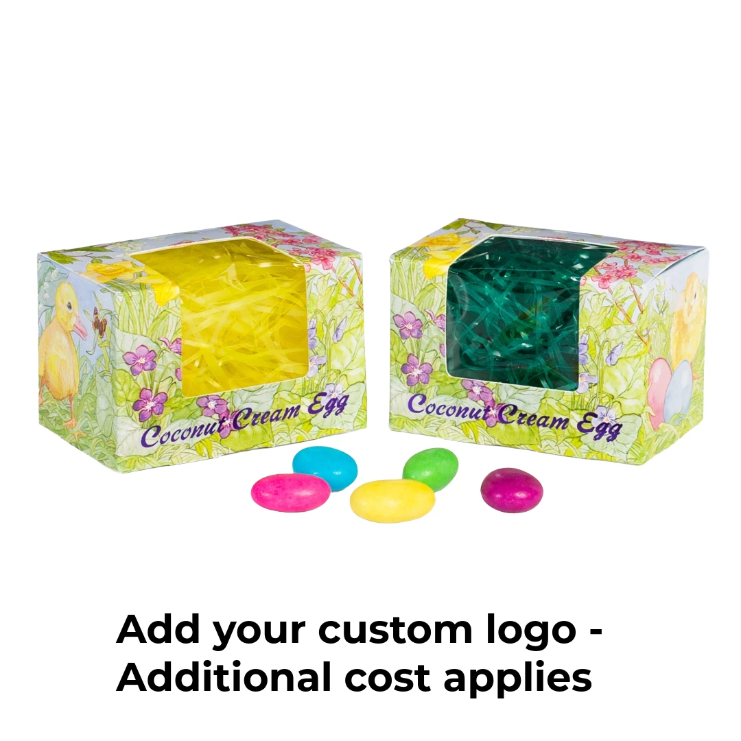250 Boxes - 1/4 lb. Easter Garden - Egg Boxes 3-5/8" x 2-3/8" x 2-3/8"