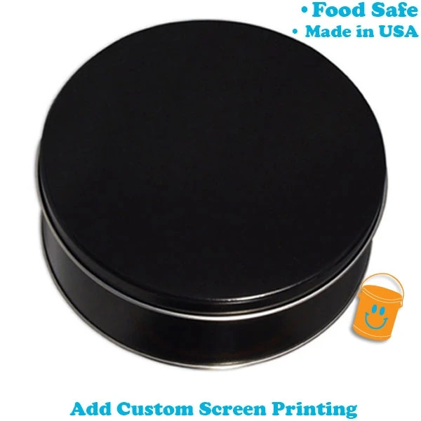 12 Tins - Round Cookie Tins - 9-7/8 Dia. x 3-1/2 H