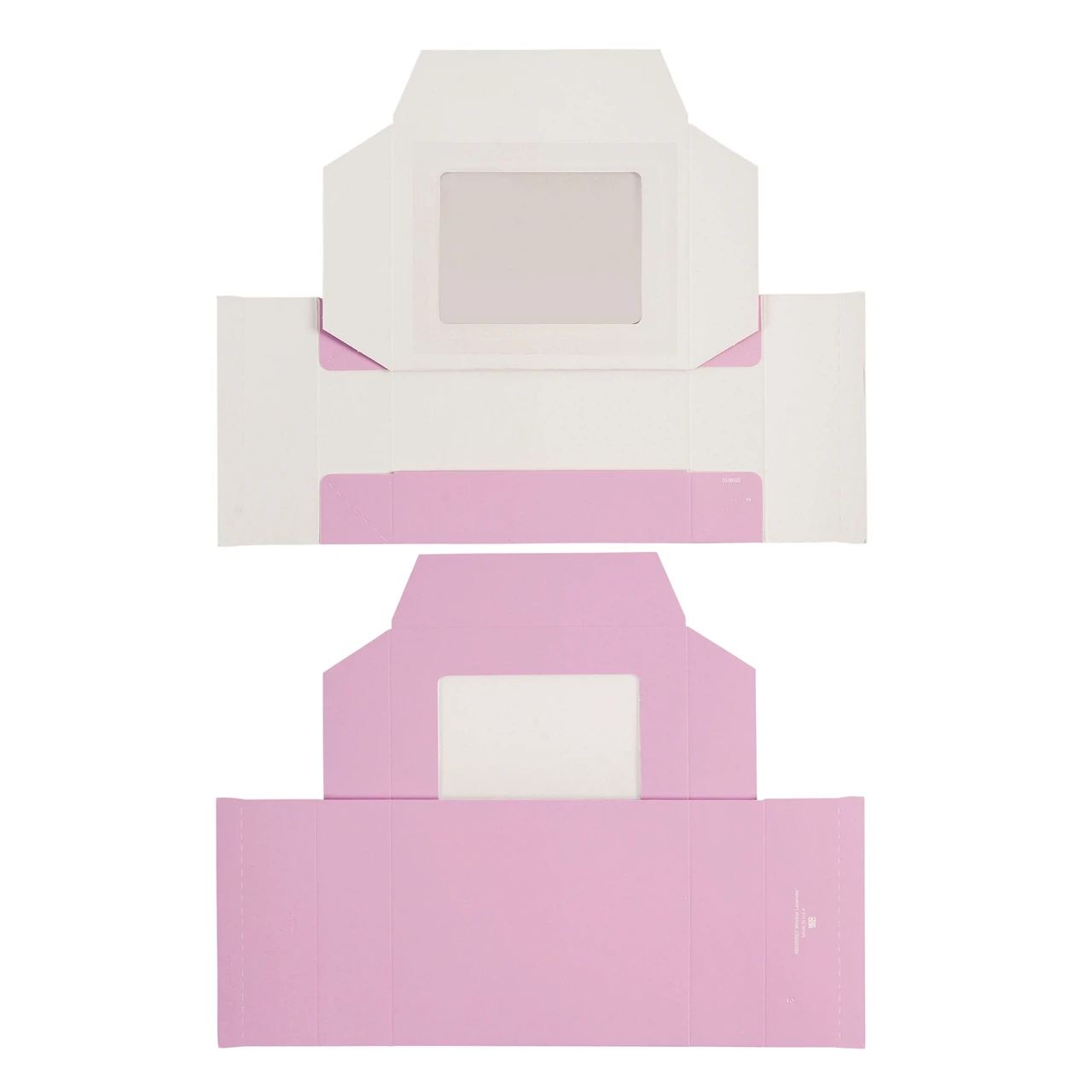 100 Boxes - Lavender Bakery Boxes with Window - 6" x 5" x 1-1/2"