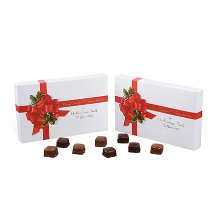 50 Covers - 1 lb. Candy-Chocolate Box Covers - Ribbon N' Holly
