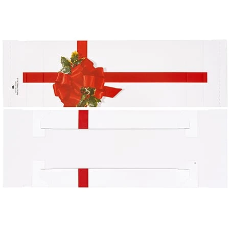 50 Covers - 1 lb. Candy-Chocolate Box Covers - Ribbon N' Holly