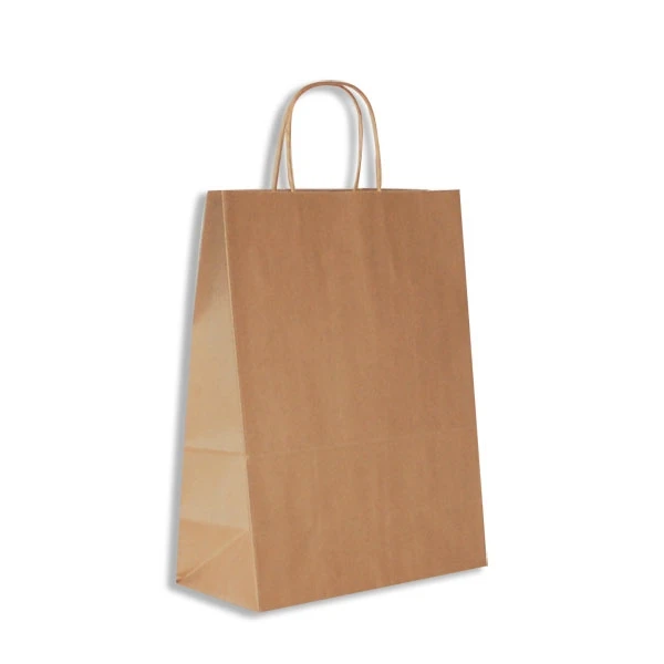 250 Bags - Recycled Kraft Paper Bag - 10" x 5" x 13"