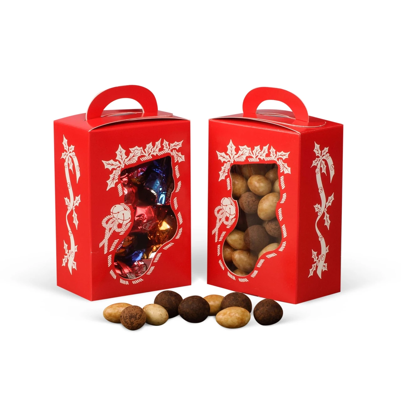 50 Boxes - 1/2 lb. Vertical Tote with Window Stocking