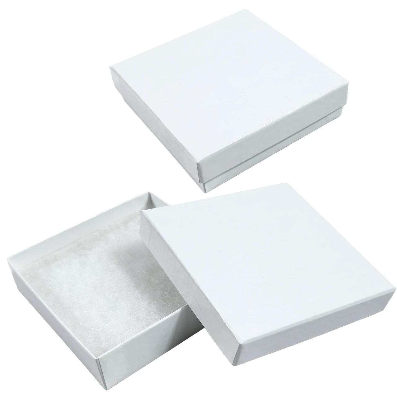100 Boxes - Matte Navy Blue Jewelry Boxes