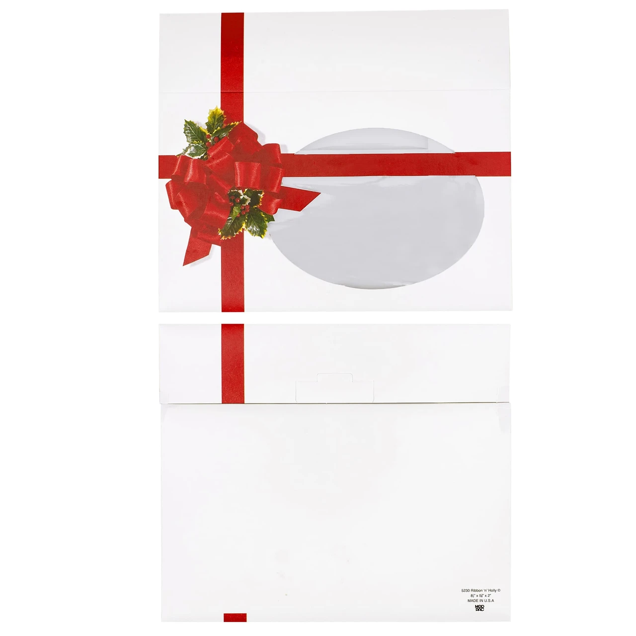 10 Boxes - Medium Grease Resistant Cookie/Bakery Boxes - Ribbon N' Holly