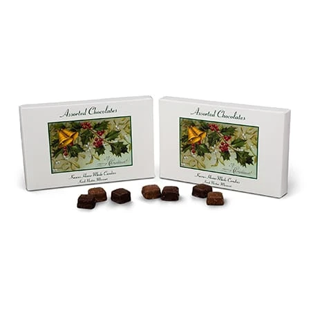 50 Covers - 1 lb. Candy-Chocolate Box Covers - Mistletoe