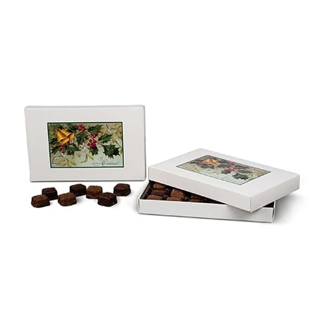 50 Covers - 1 lb. Candy-Chocolate Box Covers - Mistletoe
