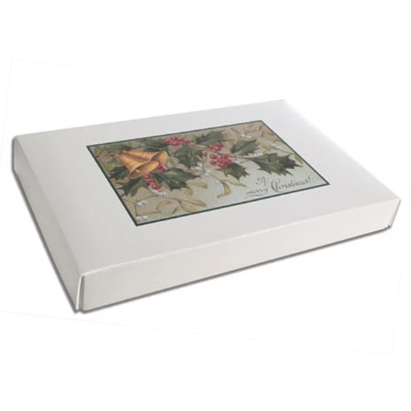 50 Covers - 1 lb. Candy-Chocolate Box Covers - Mistletoe