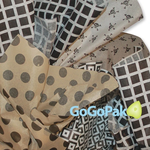 4800 Sheets - Make our Designs Yours on a Kraft or White Base Tissue Paper