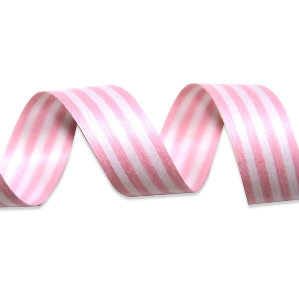 Cotton Candy Stripes Cotton Curling Ribbon - 1/2" x 100 Yds.