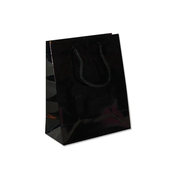 100 Bags - Royal Blue Gloss Laminated Euro Paper Bags