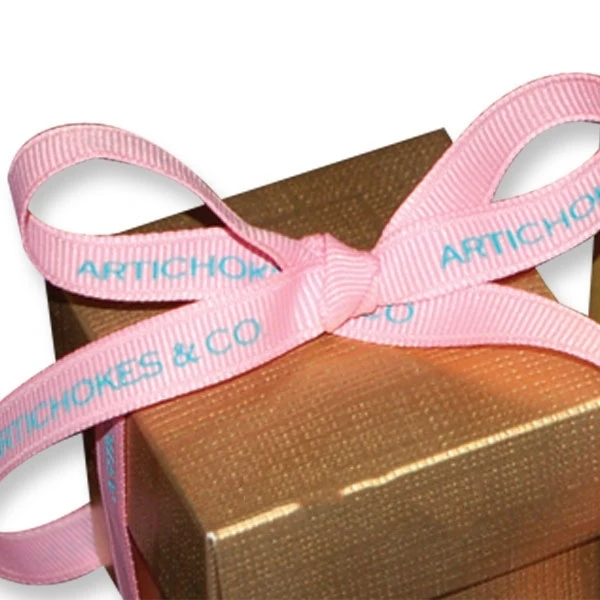 Custom Branded Grosgrain Ribbon - 10 Rolls (1000 Yards)