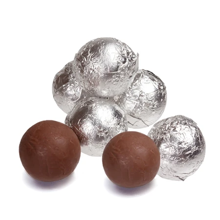 1000 Sheets/Pack - 3" x 3" Candy Foil Wrappers - Silver