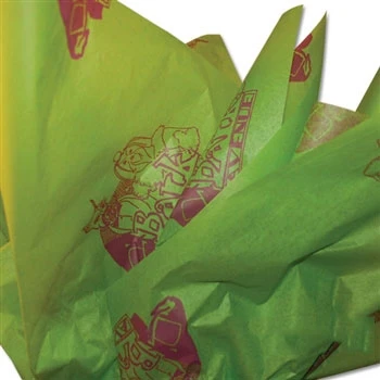 4800 Sheets - 20" x 30" - Custom Printed Colored Tissue Paper