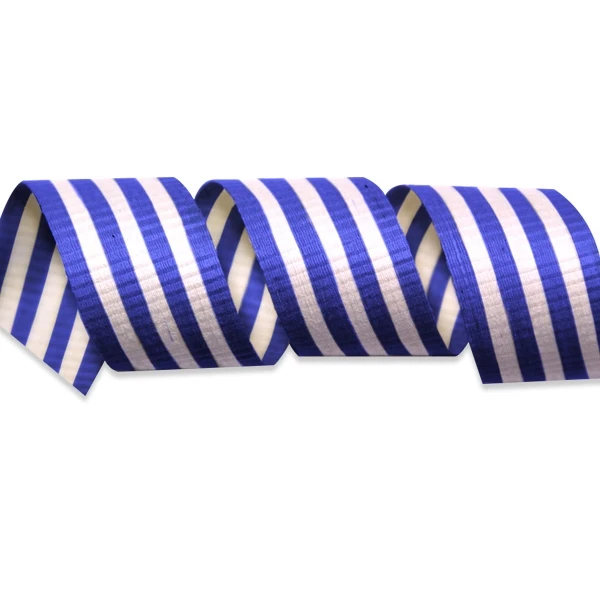 Forest & Kraft Crimped Stripes Cotton Curling Ribbon
