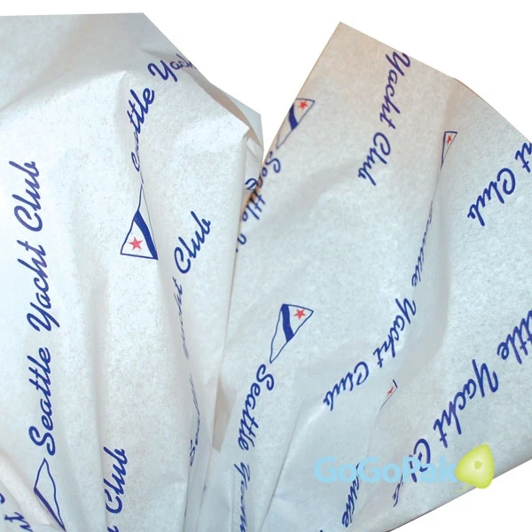 4800 Sheets - 20" x 30" - Custom Printed Premium White or Kraft Tissue Paper