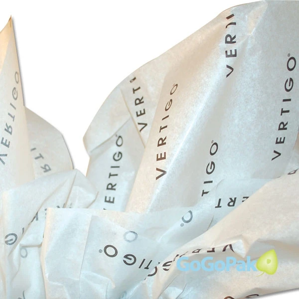 4800 Sheets - 20" x 30" - Custom Printed Premium White or Kraft Tissue Paper