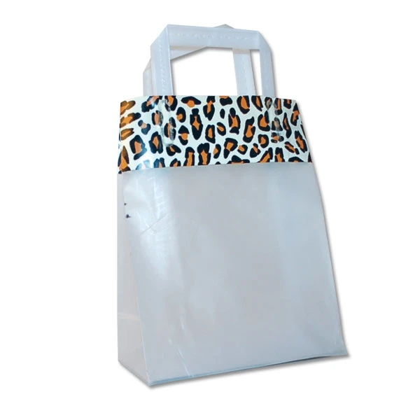 Frosted Bags Petite - Leopard Trim 100 Bags/Case