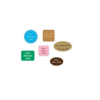 1000 Labels - Ink Printed Labels - Small Shapes