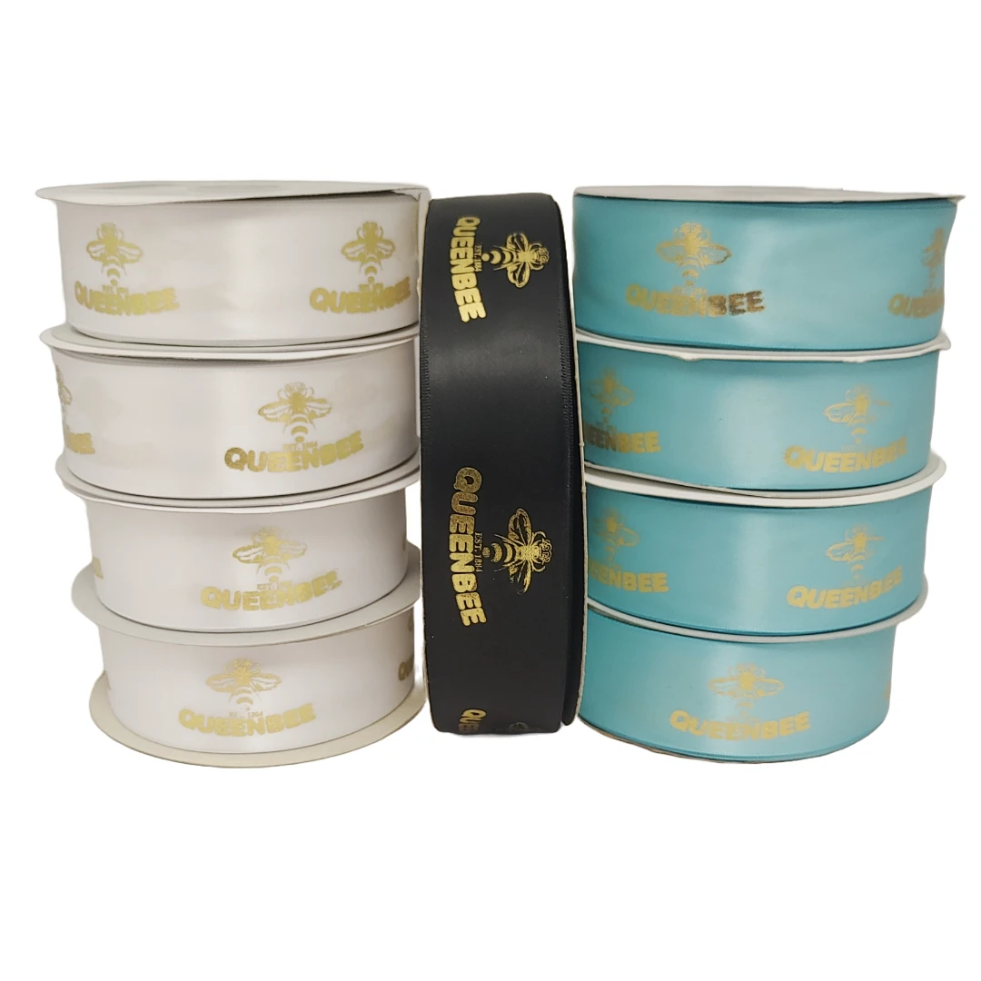 Custom Branded Satin Ribbons- Double Face Satin 5 Rolls