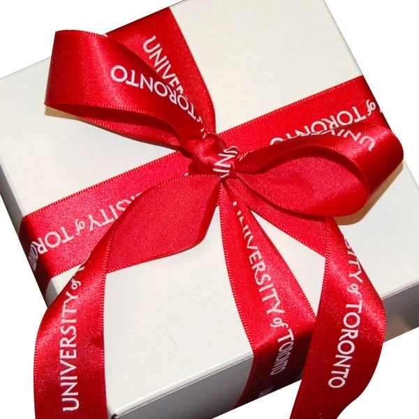 Custom Branded Satin Ribbons- Double Face Satin 5 Rolls
