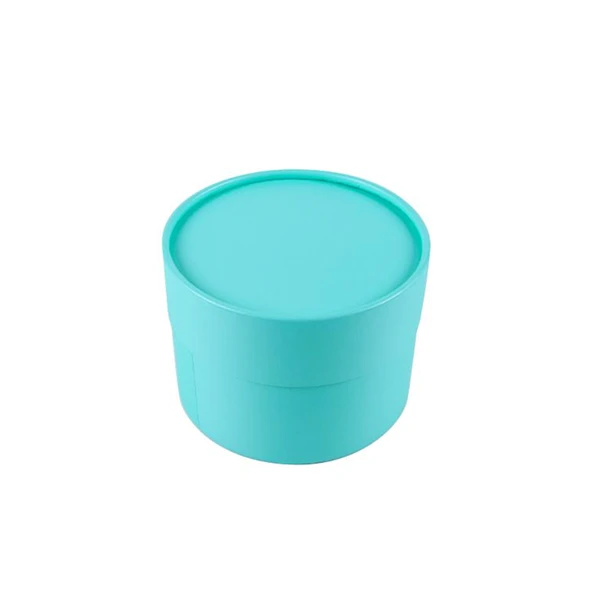 10 Boxes - Round Flower Boxes - 5" Diameter Turquoise