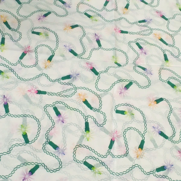 240 Sheets - String of Lights Christmas Pattern Tissue Paper - 20" x 30" Sheets