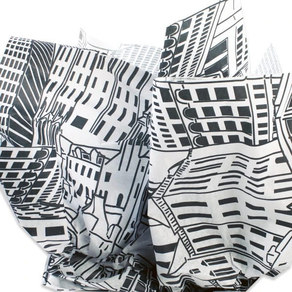 240 Sheets - Downtown Patterned Tissue