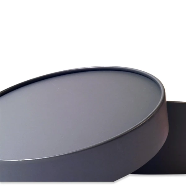 10 Boxes - Round Flower Boxes - 9" Diameter Pewter