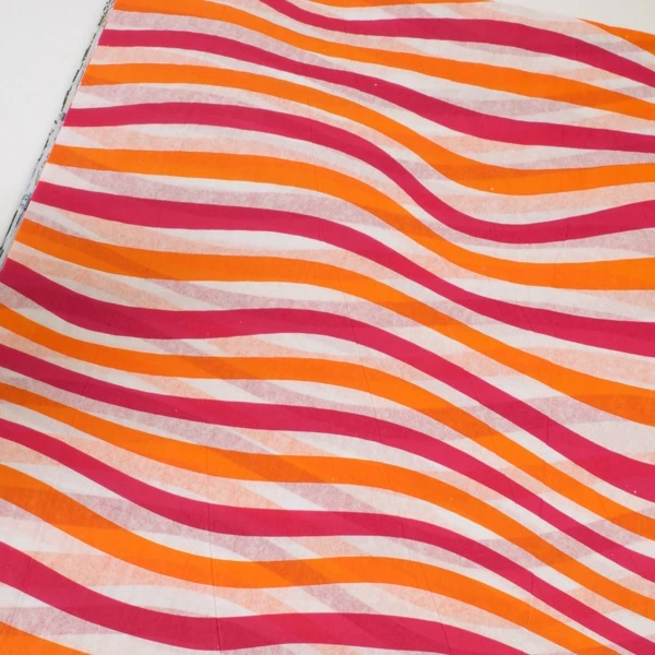 240 Sheets - Hot Waves Cerise & Orange Pattern Tissue Paper - 20" x 30" Sheets