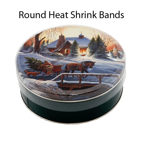 250 Bands - Round Heat Shrink Bands - 9 Sizes