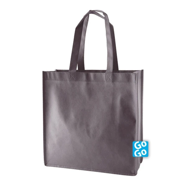 Charcoal Tote Bags Medium - 13" x 5" x 13" - 100 Bags/Case