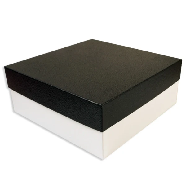 10 Boxes - Rigid Set-Up Boxes - 11-1/4" x 11-1/4" x 4-1/2" Tuxedo