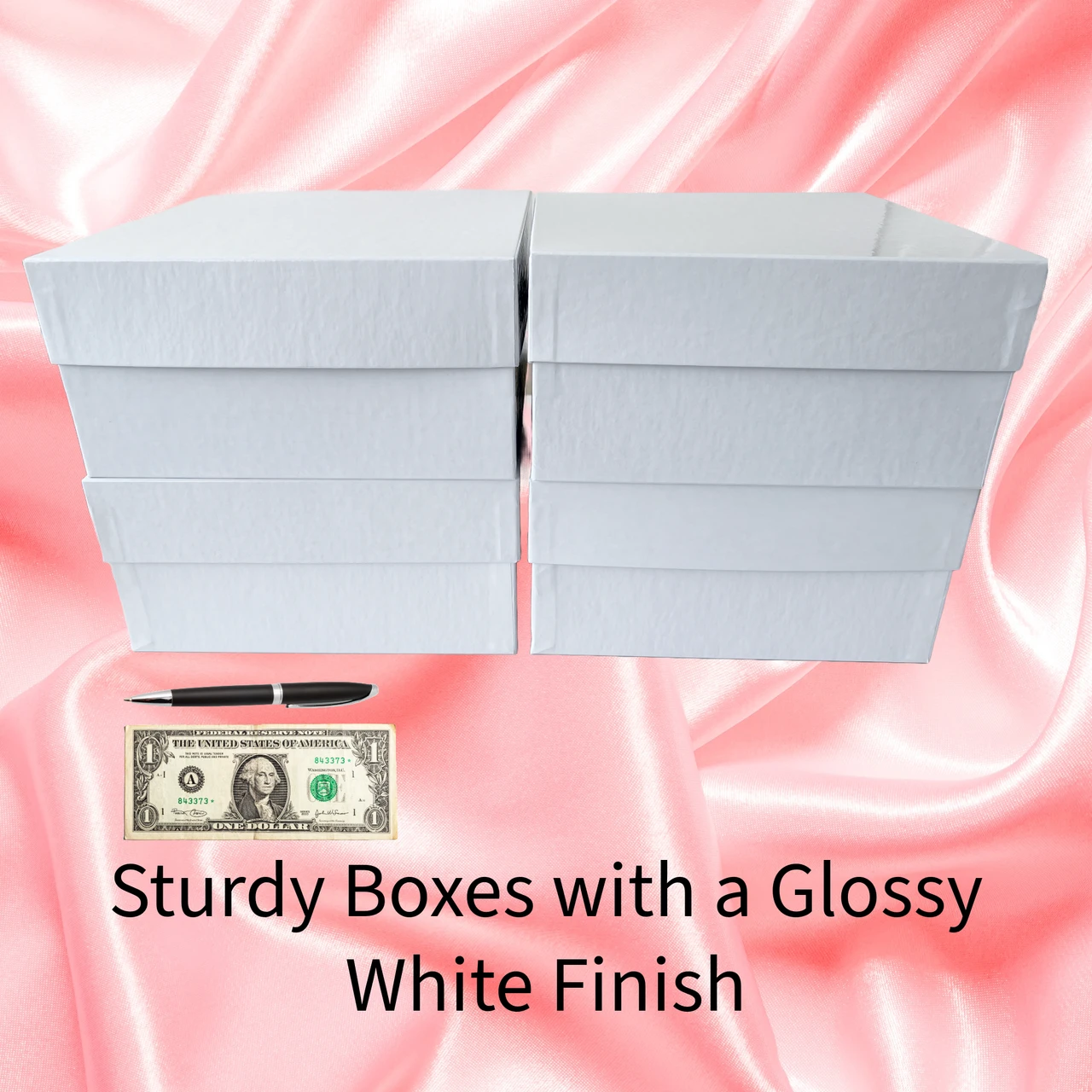 20 Boxes - Rigid Set-Up Boxes - 9" x 9" x 4-1/2"