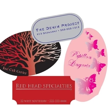 1000 Labels - Custom Hot Stamped Labels - Small/Medium Shapes
