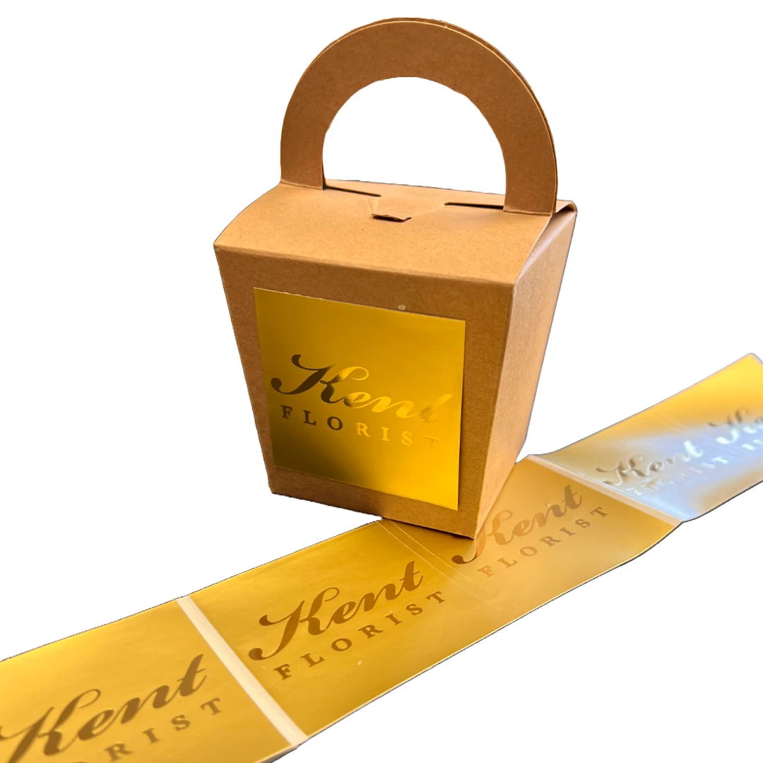 1000 Labels - Custom Hot Stamped Labels - Medium Shapes