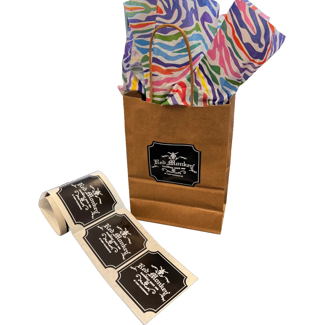 1000 Labels - Custom Hot Stamped Labels - Medium/Large Shapes