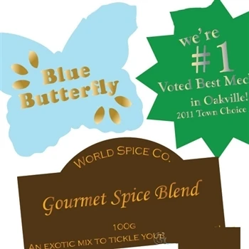 1000 Labels - Custom Hot Stamped Labels - Large Shapes