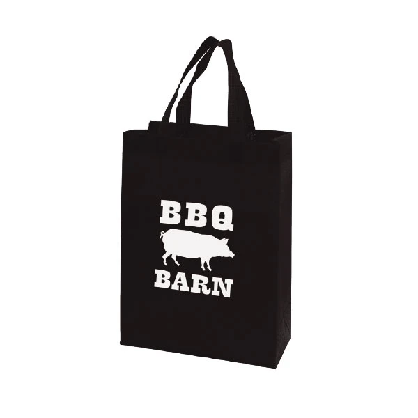 Non Woven Sonic Weld Restaurant To Go Bags - 10" x 4-1/2" x 13" - Choose from 4 Colors 100/Pack