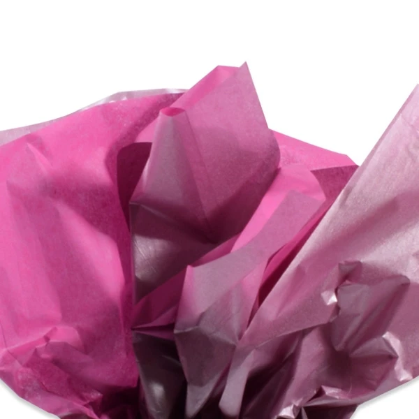 400 Sheets - Premium Recycled - Precious Metals - Silver Metallic & Hot Pink Tissue - 20" x 30" Sheets