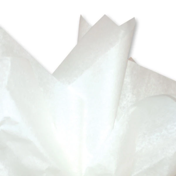 960 Sheets - 18" x 24" Premium #1 White Tissue Paper - 100% Recycled