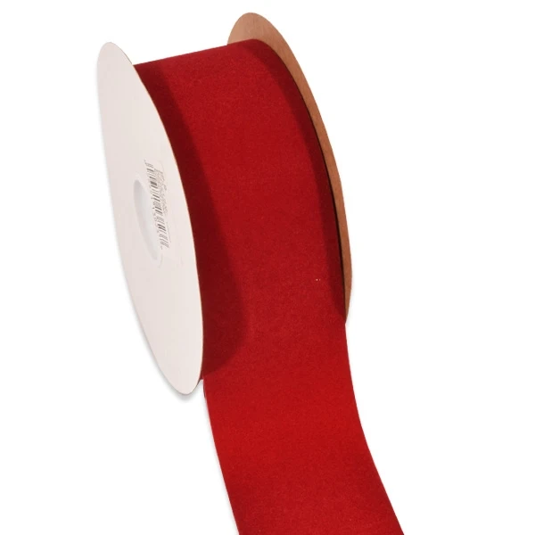 Brick Red Veltex Ribbon - 4" width x 25 Yards
