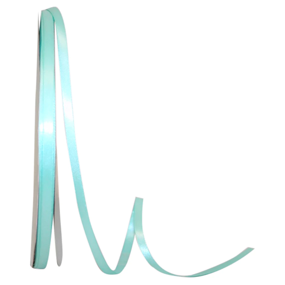 50 Yards - 1-1/2" Aqua Double Face Satin Ribbon