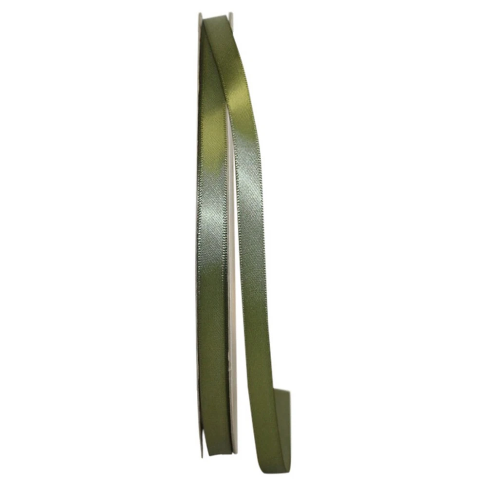 100 Yards - 3/8" Moss Double Face Satin Ribbon