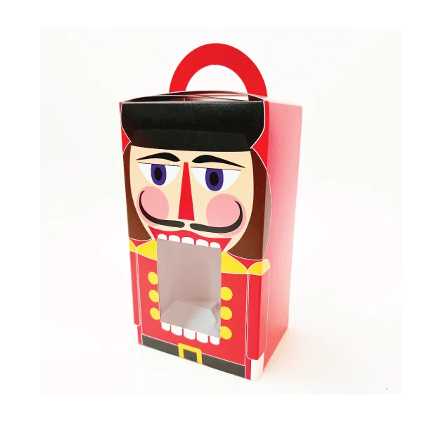 50 Boxes - 1 lb. Nutcracker Window Candy Totes