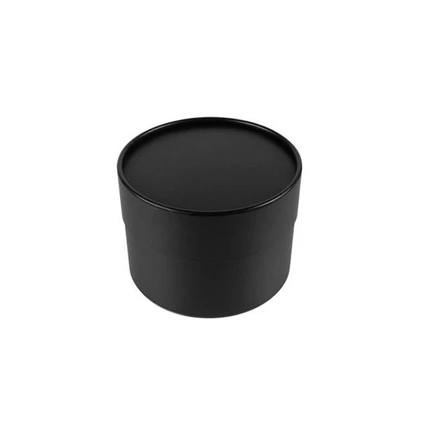 1 Box - Round Flower Boxes - 5" Diameter Black