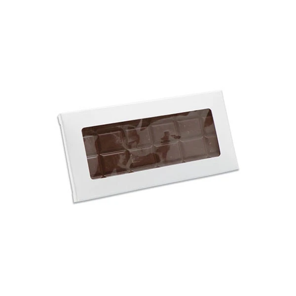 10 Boxes Chocolate Bar Box White with Window