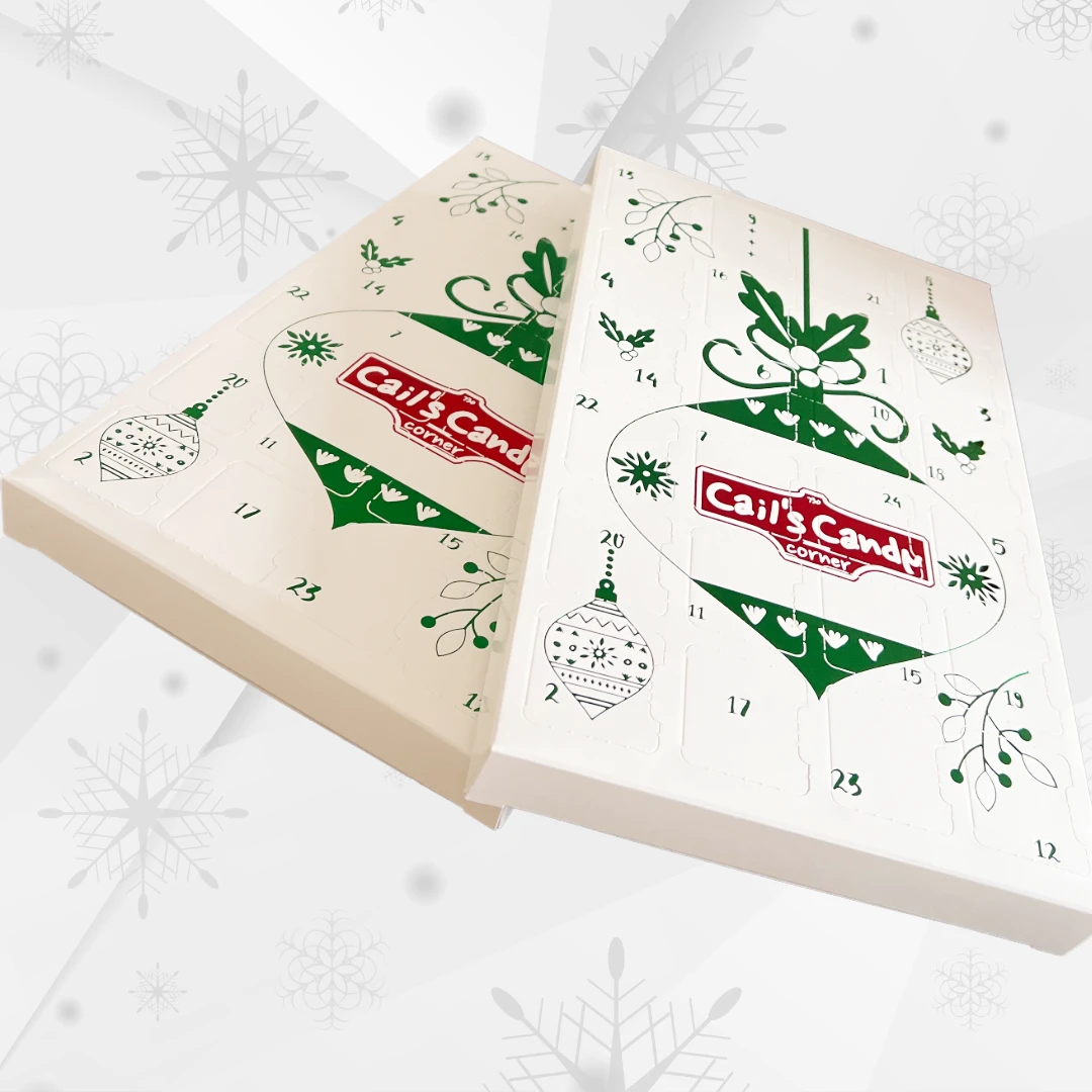 500 Custom Printed Sets (Boxes & Trays) - Fillable (Empty) Advent Calendar Boxes