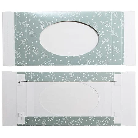 50 Covers - 1 lb. Candy-Chocolate Box Covers - Winter Wonderland Window